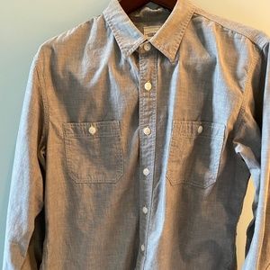 Gray Lands End worker's shirt - great condition